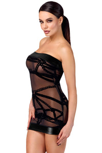 F359 Bondesque Off-shoulder mini dress - 3XL-4