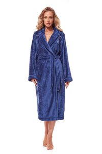 Long bathrobe model 188081 L&L collection