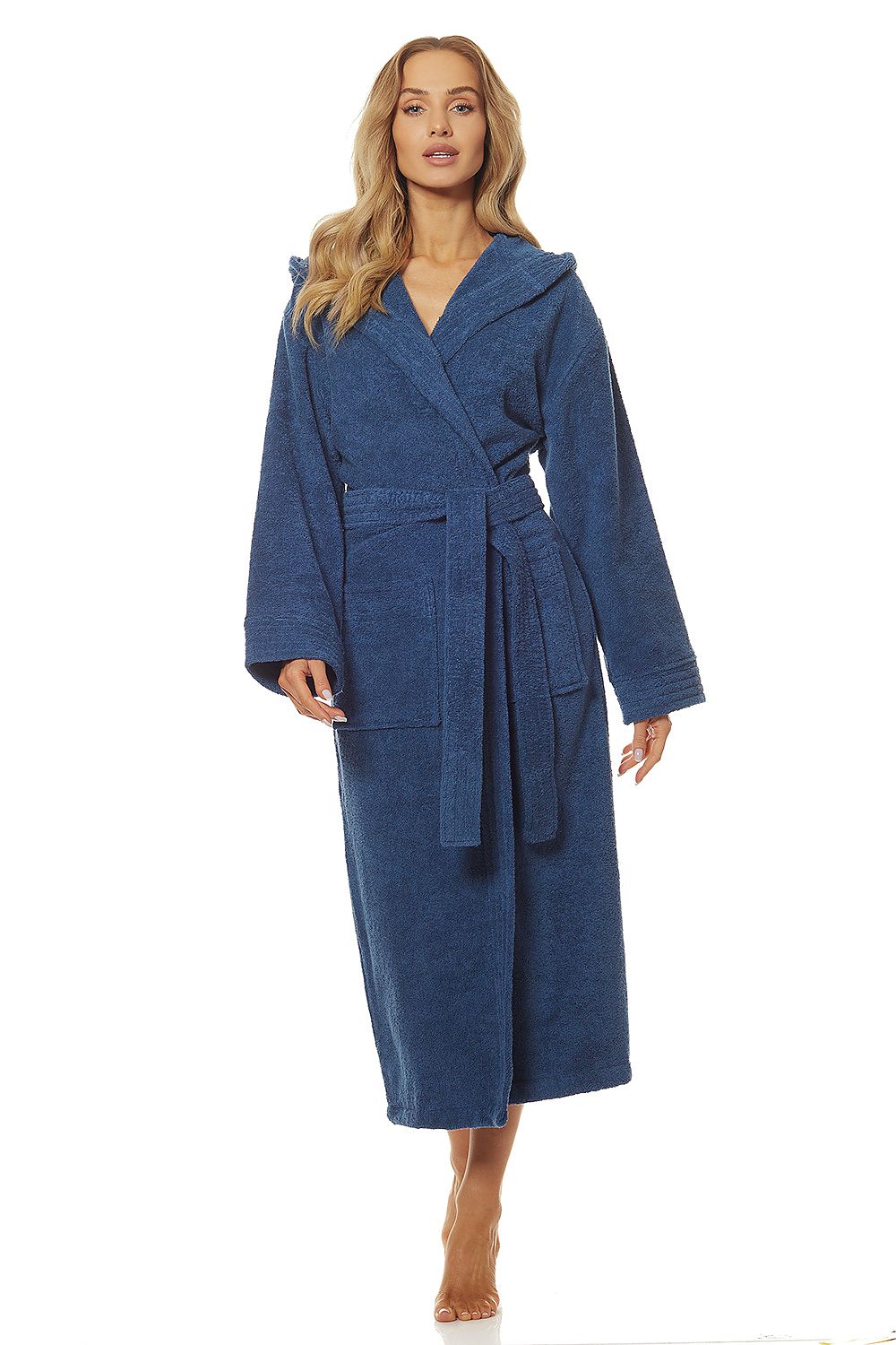 Long bathrobe model 188083 L&L collection