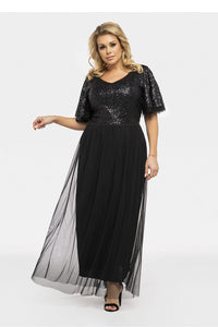 Plus size dress model 190935 Karko