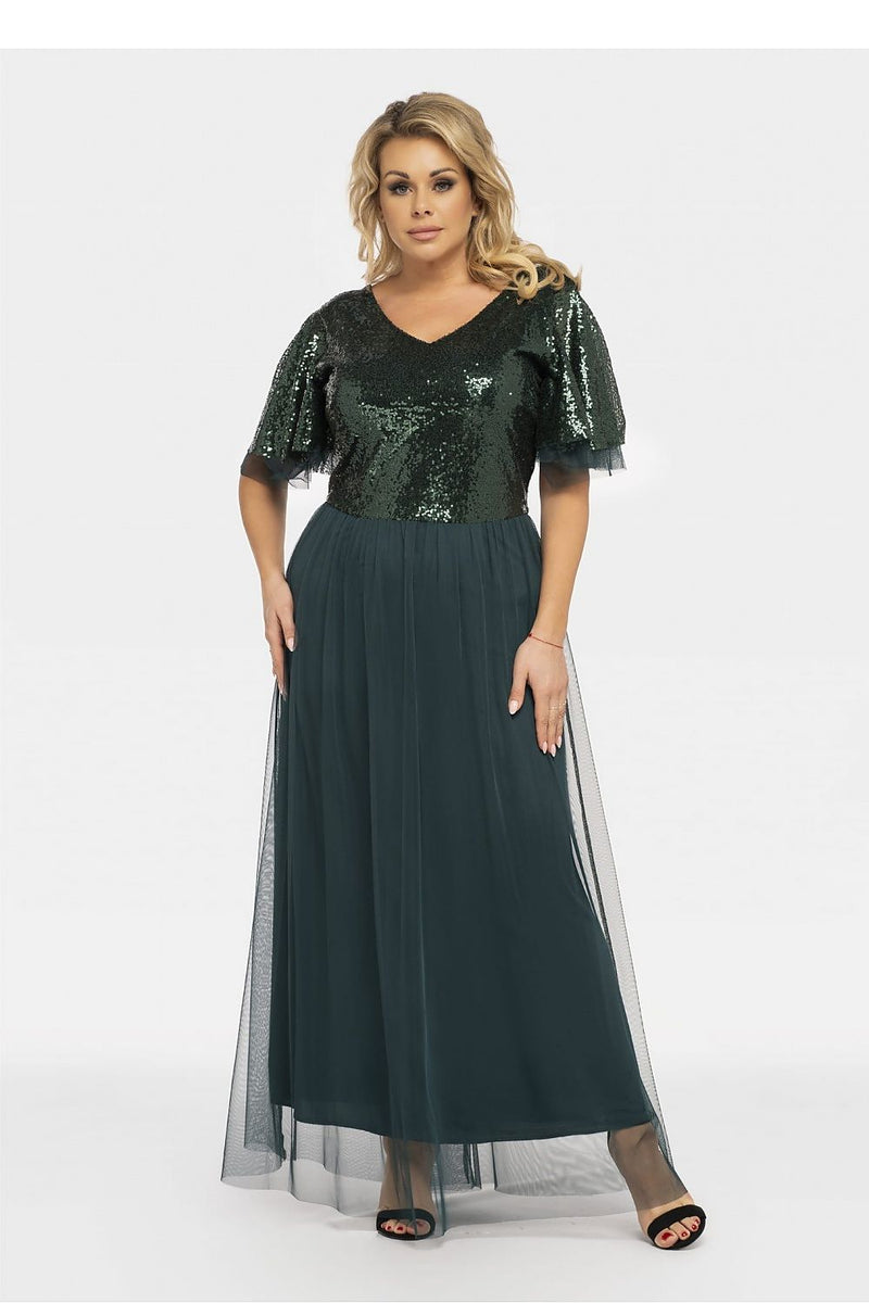 Plus size dress model 190936 Karko