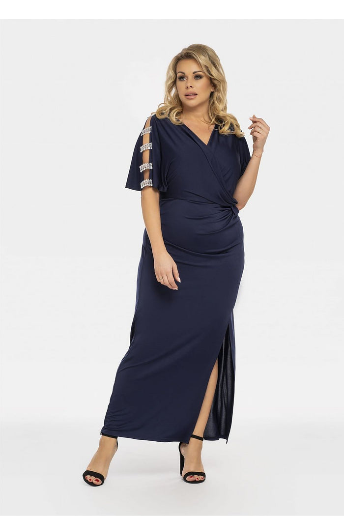 Plus size dress model 190960 Karko