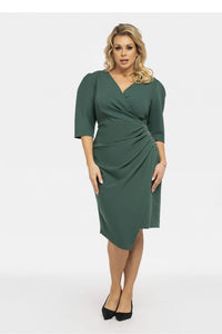 Plus size dress model 190962 Karko