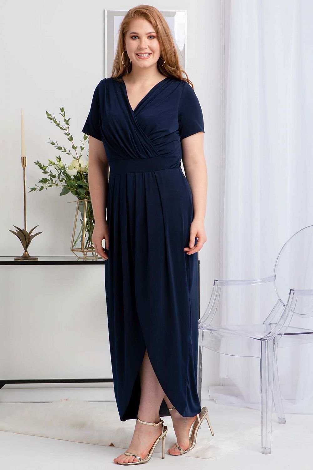 Plus size dress model 191371 Karko