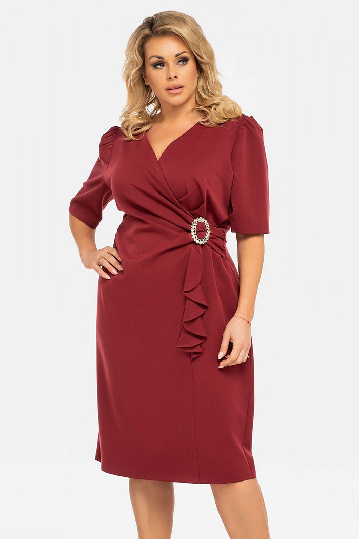 Plus size dress model 191376 Karko