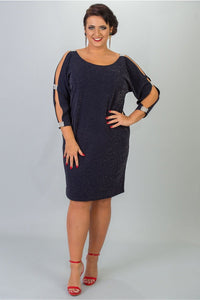 Plus size dress model 191385 Karko