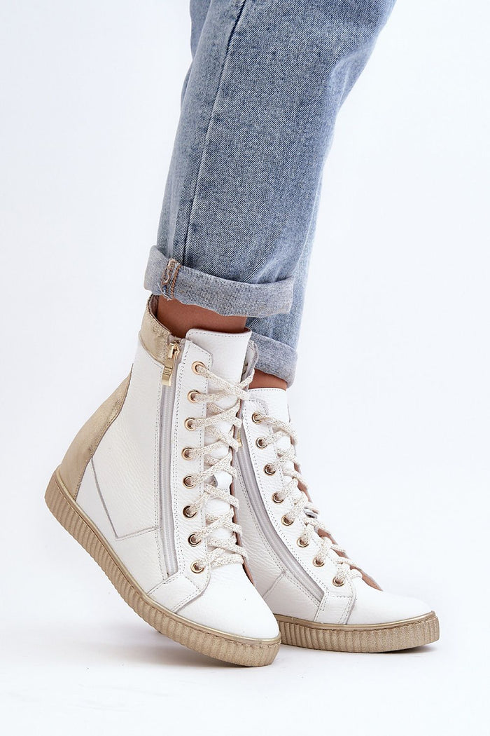 Wedge heel sneakers model 192301 Step in style