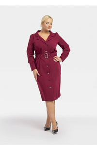 Plus size dress model 193902 Karko