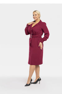 Plus size dress model 193902 Karko