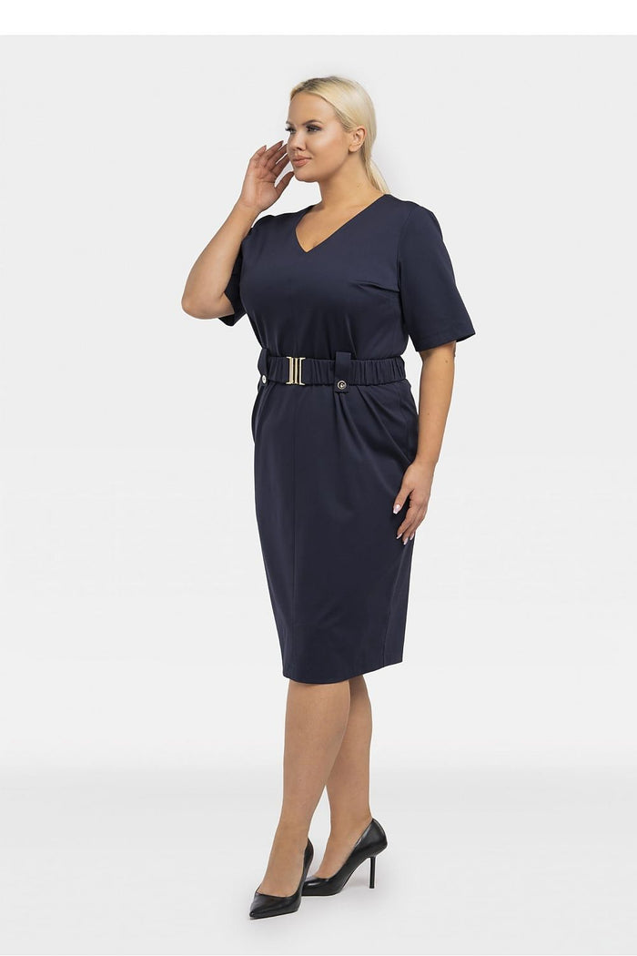 Plus size dress model 195024 Karko