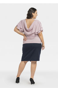 Plus size blouse model 198325 Karko