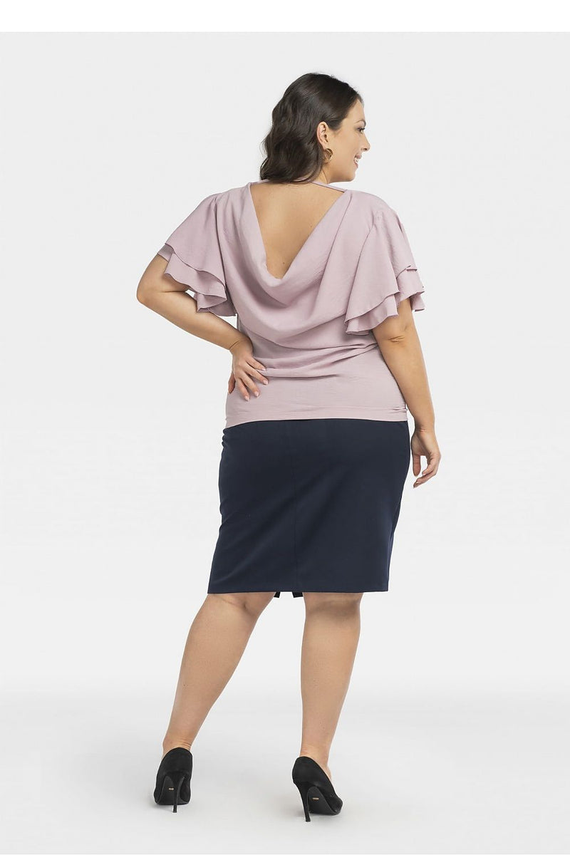 Plus size blouse model 198325 Karko