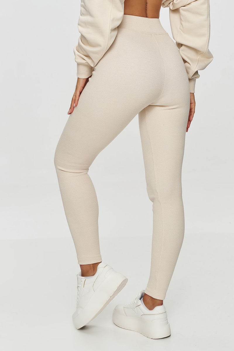 Long leggings model 202954 Makadamia