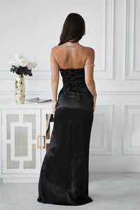  Long dress model 219709 Bicotone 