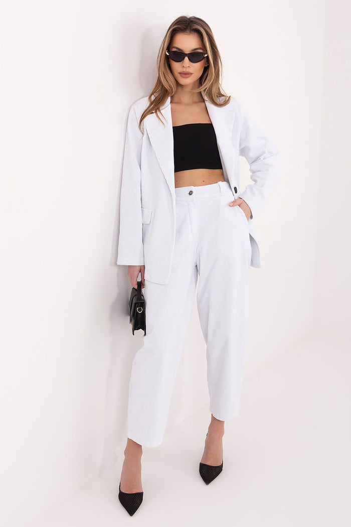  corduroy trousers model 224997 Rue Paris 