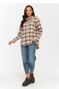  Long sleeve shirt model 231995 Makadamia 