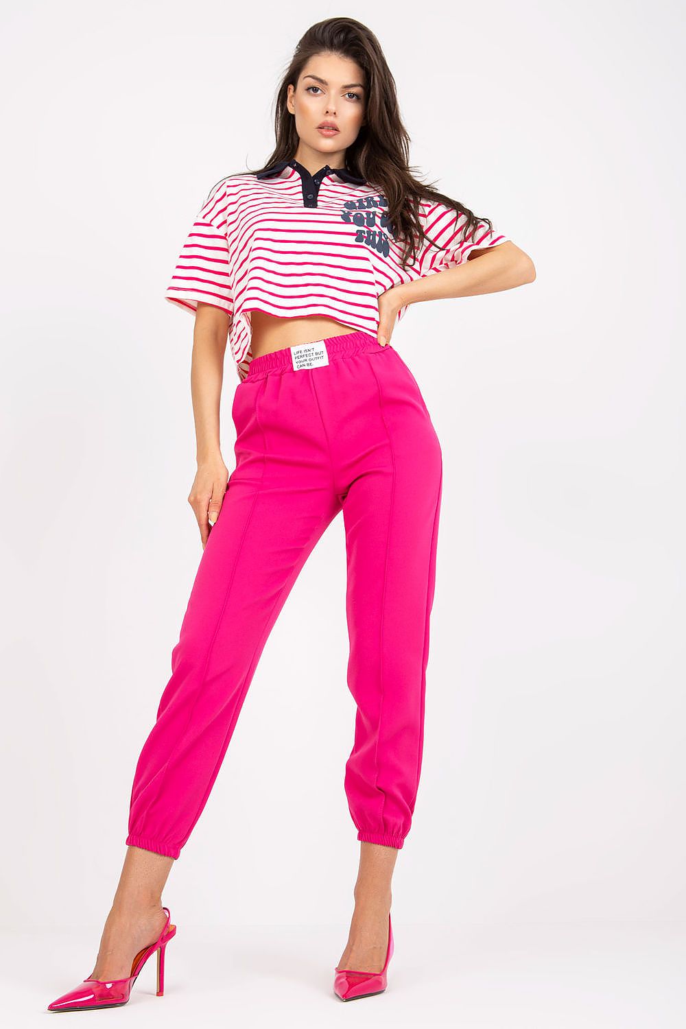 Women trousers model 167001 Italy Moda