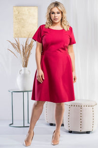 Plus size dress model 178532 Karko