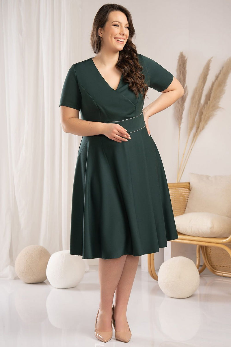 Plus size dress model 178552 Karko