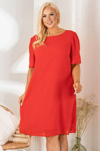 Plus size dress model 180451 Karko