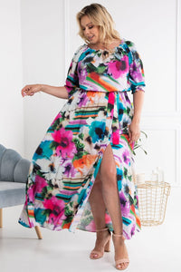 Plus size dress model 182176 Karko