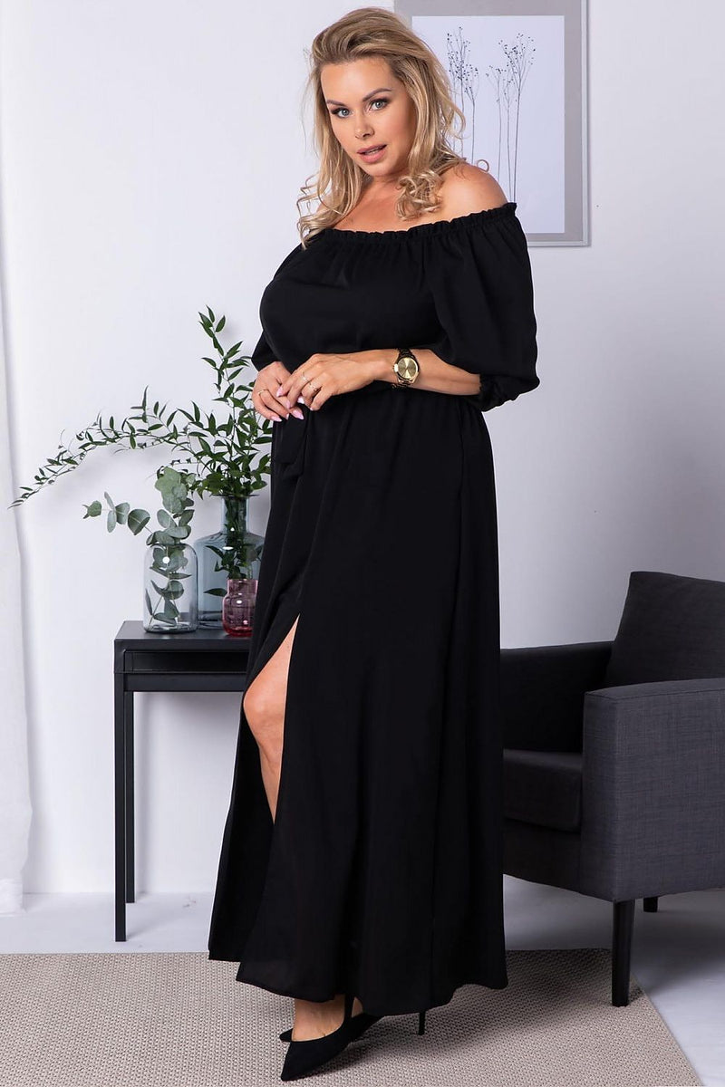 Plus size dress model 182180 Karko