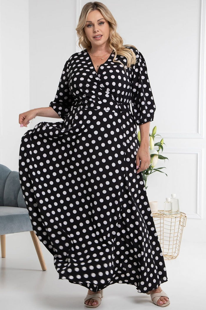 Plus size dress model 182187 Karko