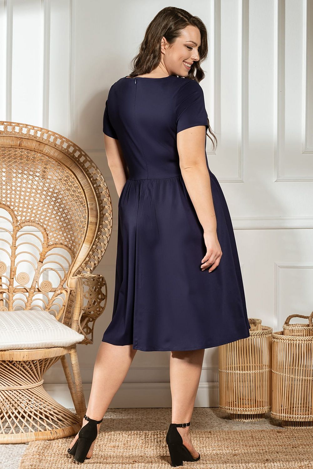 Plus size dress model 183285 Karko