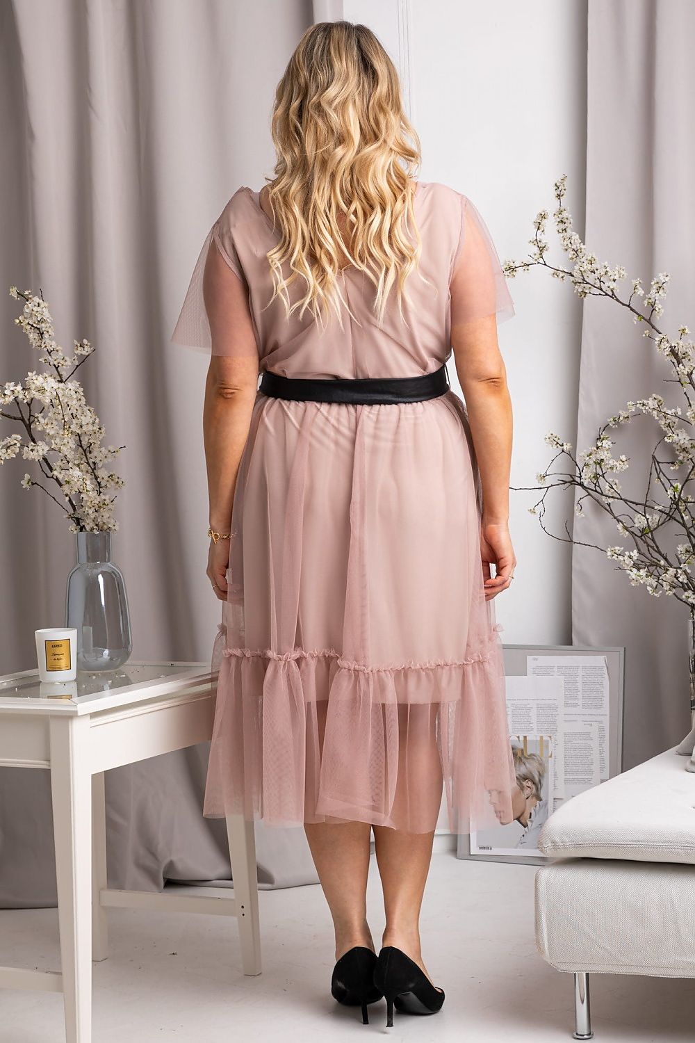 Plus size dress model 183330 Karko