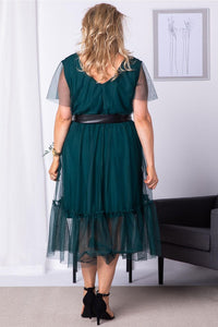 Plus size dress model 183335 Karko