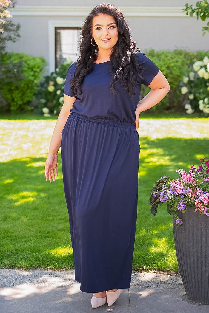 Plus size dress model 183390 Karko