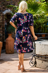 Plus size dress model 183394 Karko