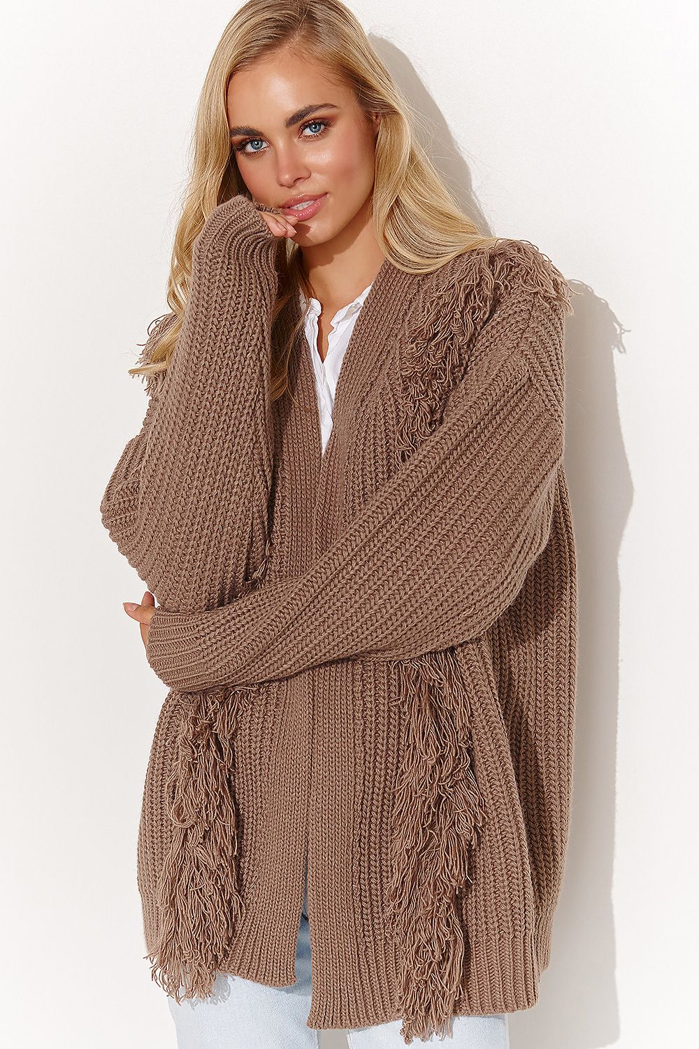 Cardigan model 184779 Makadamia