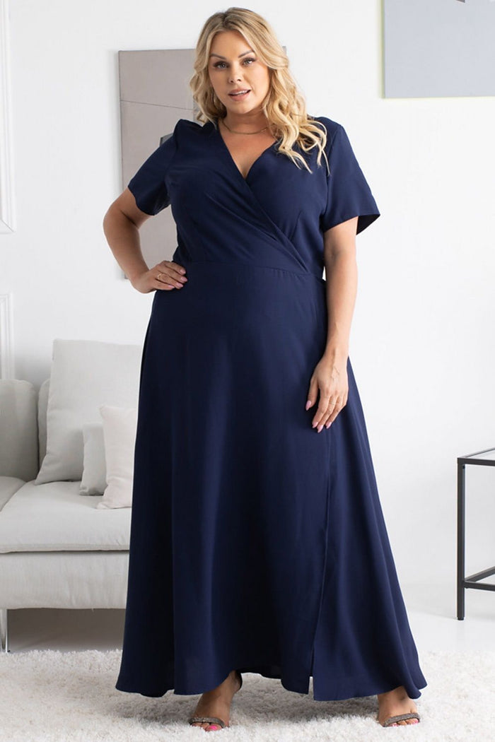 Plus size dress model 168951 Karko