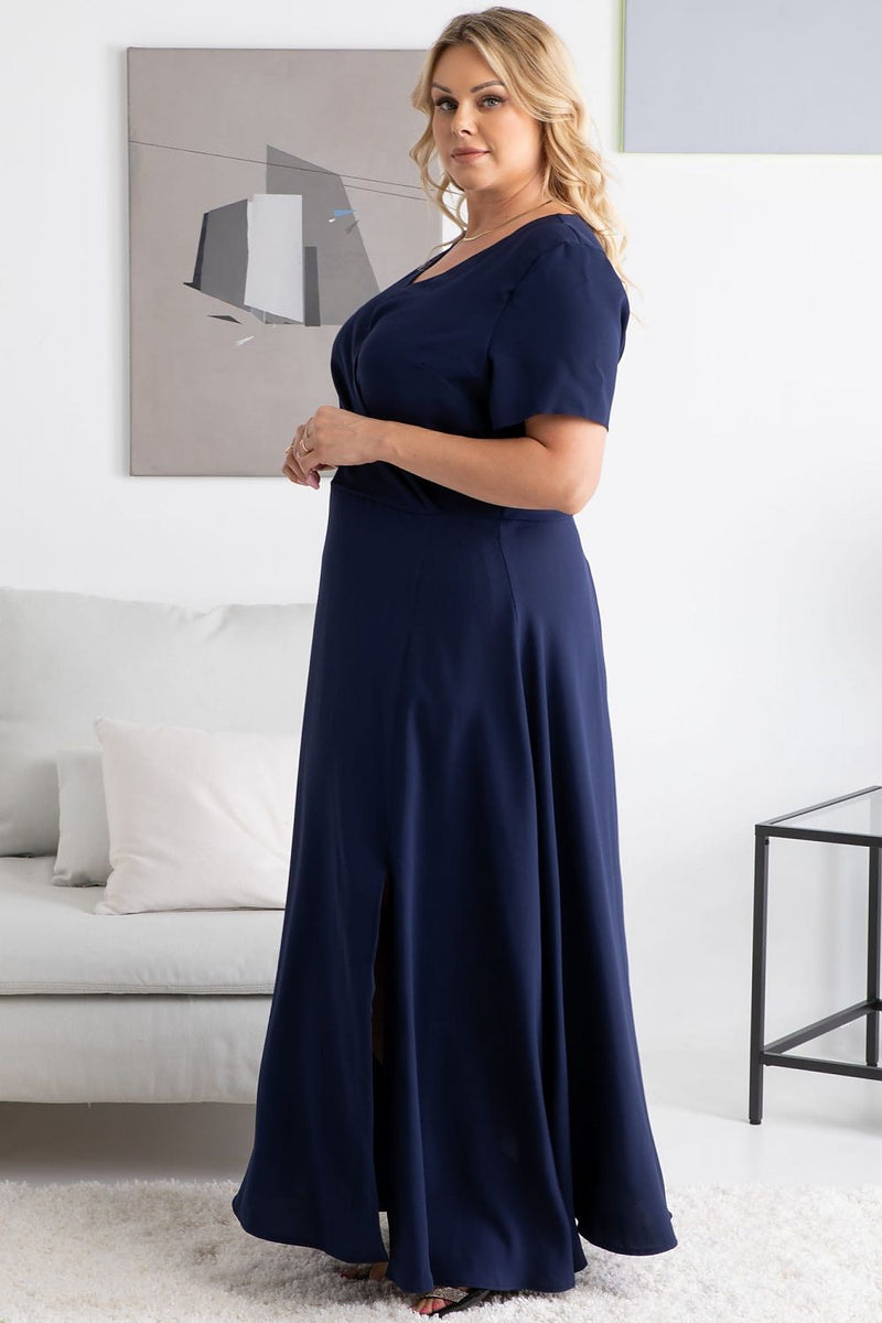 Plus size dress model 168951 Karko