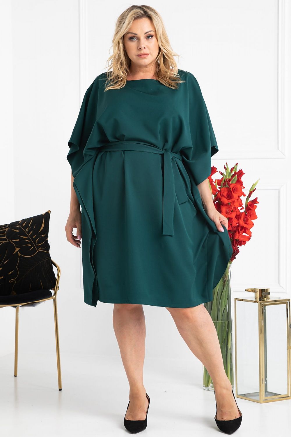 Plus size dress model 168963 Karko