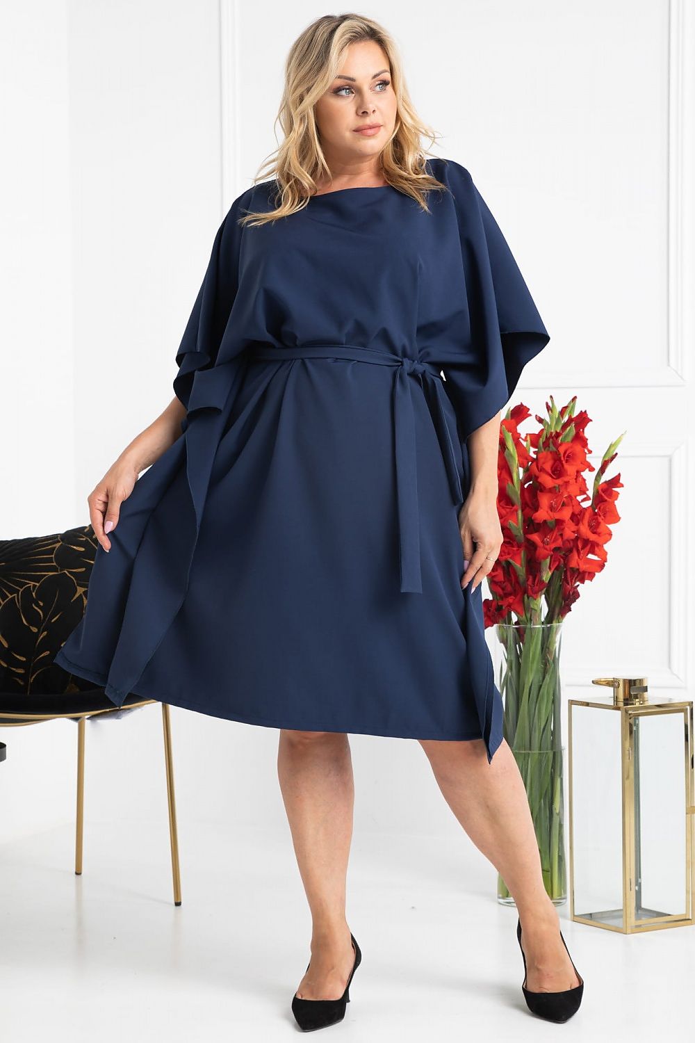 Plus size dress model 168964 Karko