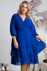 Plus size dress model 168967 Karko