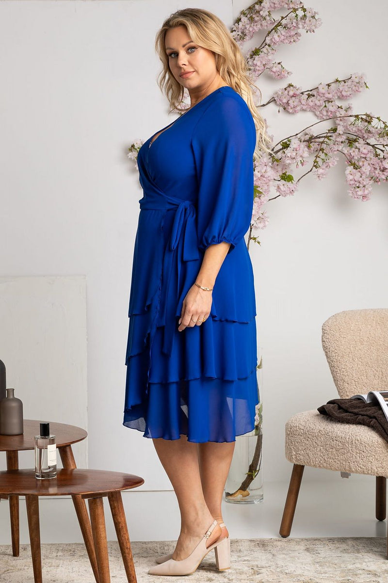 Plus size dress model 168967 Karko