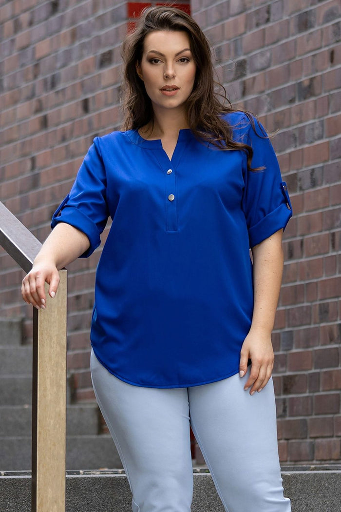 Plus size blouse model 168991 Karko