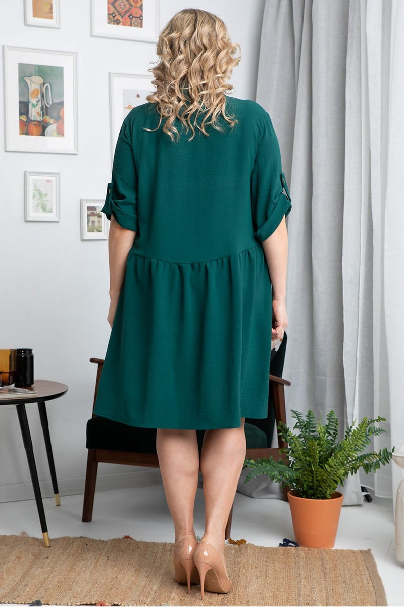 Plus size dress model 169058 Karko