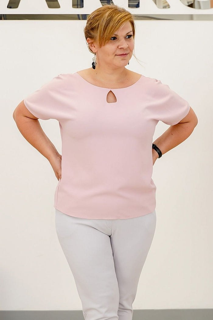 Plus size blouse model 169140 Karko