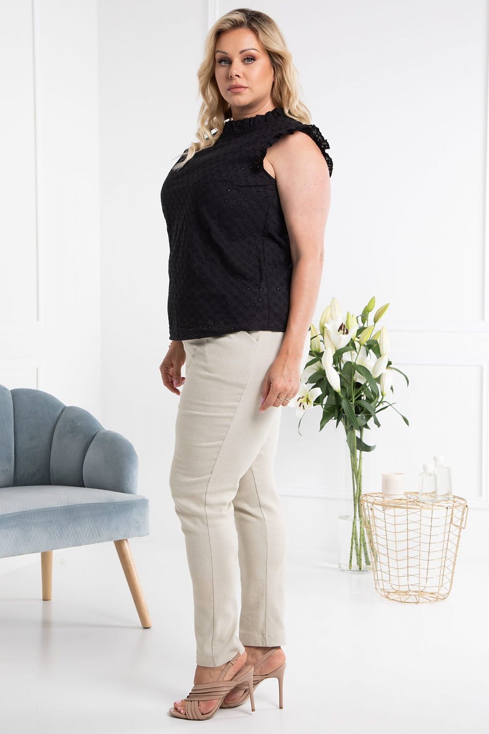 Plus size blouse model 169168 Karko