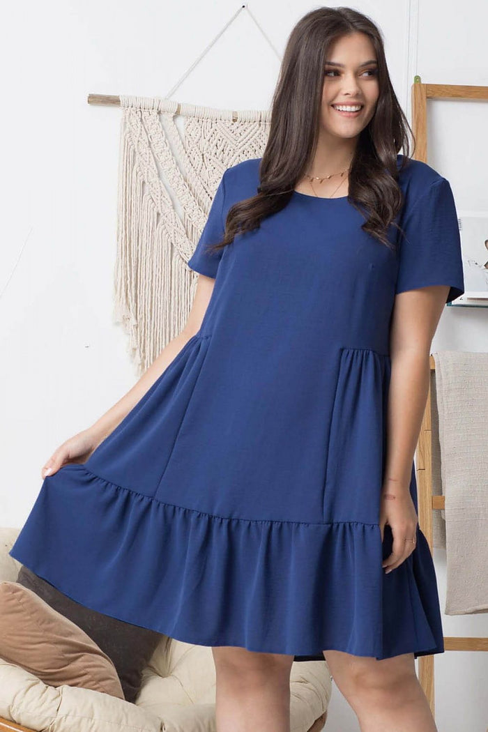 Plus size dress model 169244 Karko