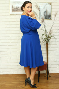 Plus size dress model 169251 Karko