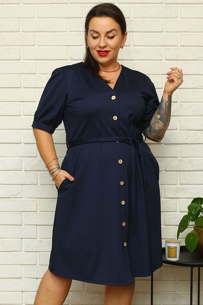 Plus size dress model 169677 Karko