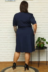 Plus size dress model 169677 Karko