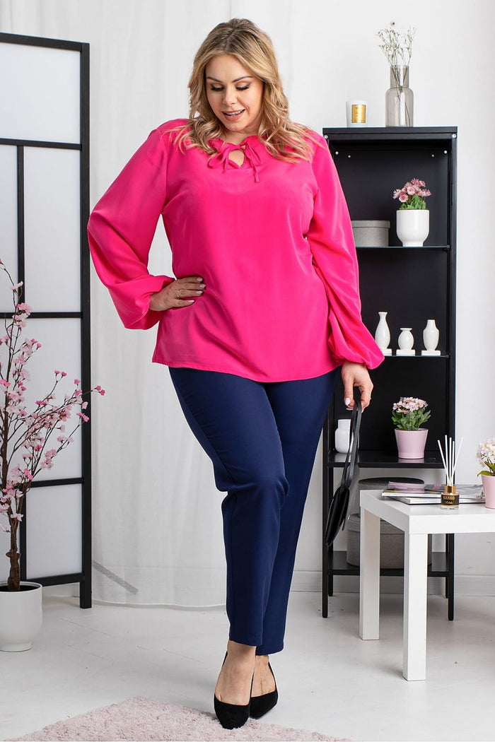 Plus size blouse model 169692 Karko