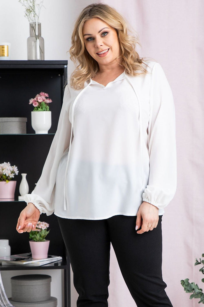 Plus size blouse model 169693 Karko