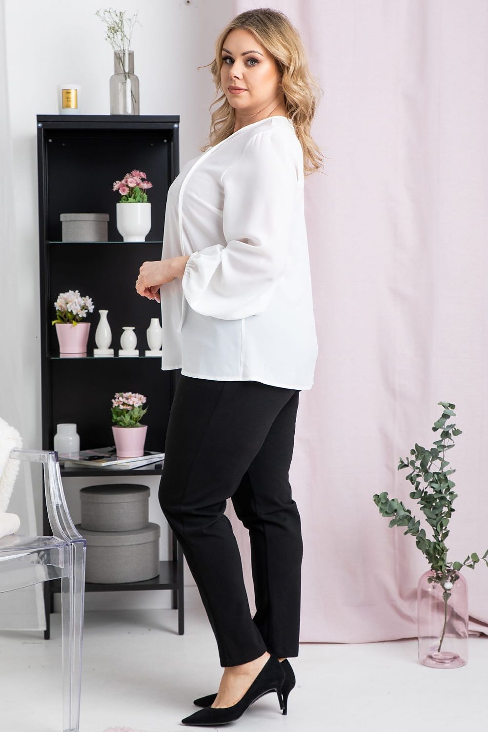 Plus size blouse model 169693 Karko
